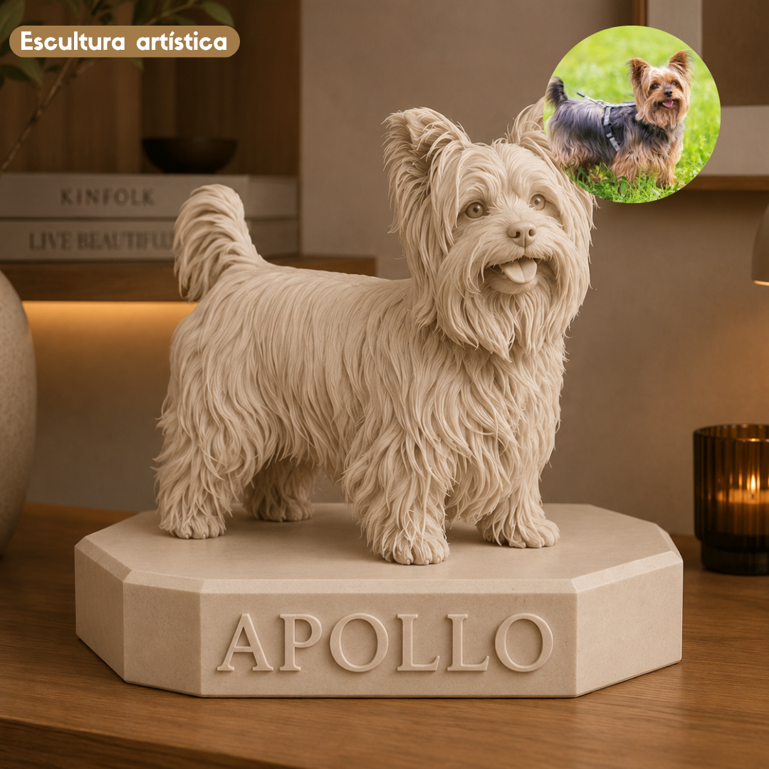 Apollo — escultura LumoraPet bege