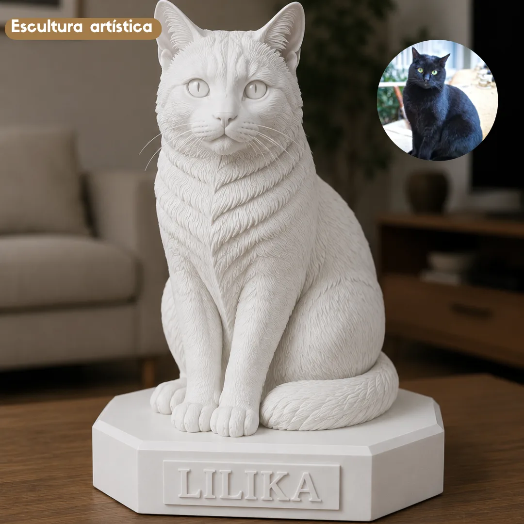 Lilika — escultura LumoraPet off white